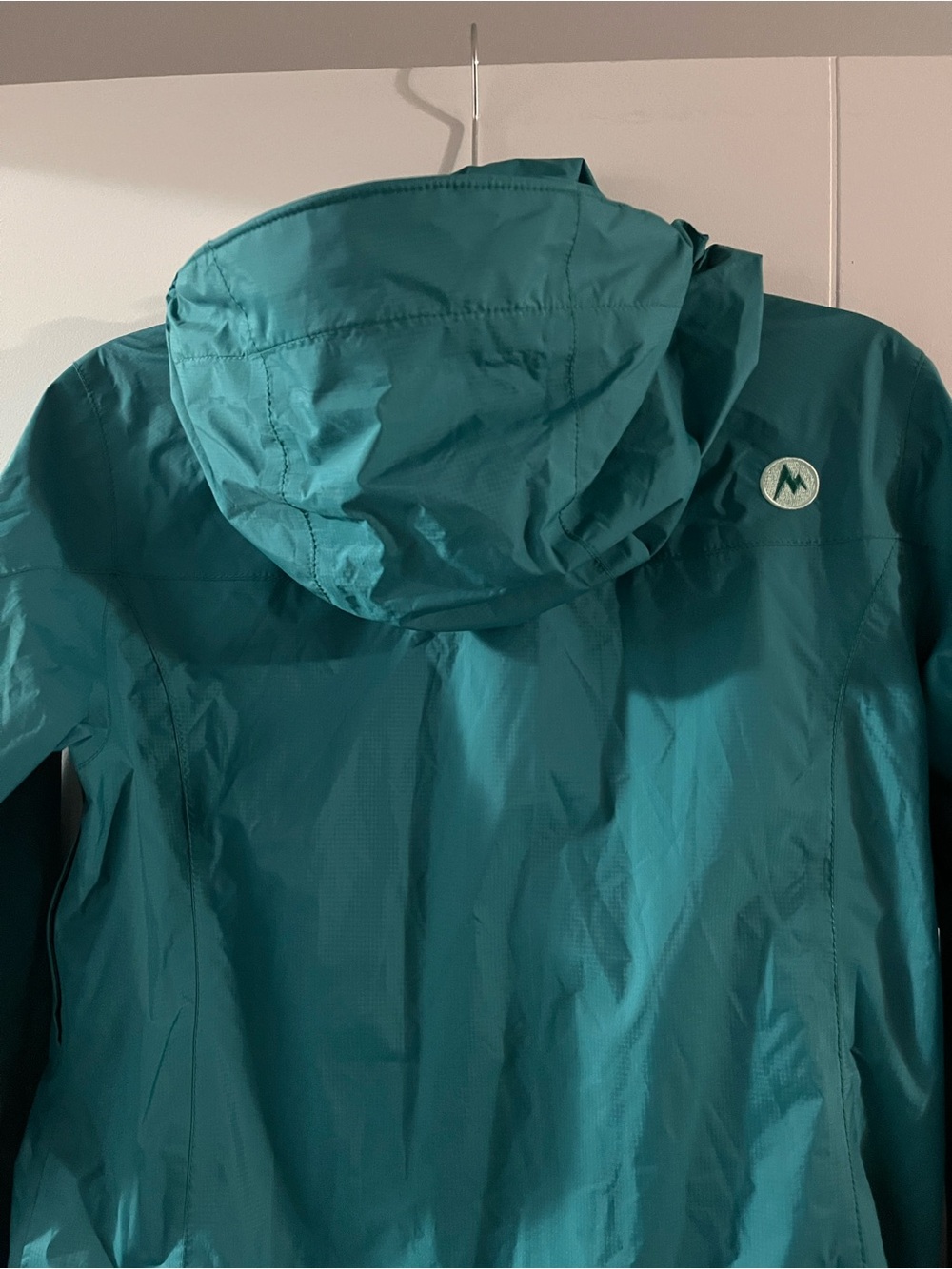 Marmot Dark Teal Hooded Shell Jacket - Picture 8 of 12